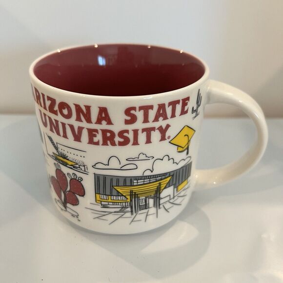 New Starbucks Campus Been There Series Arizona State University ASU 14oz Cup Mug - Picture 2 of 9